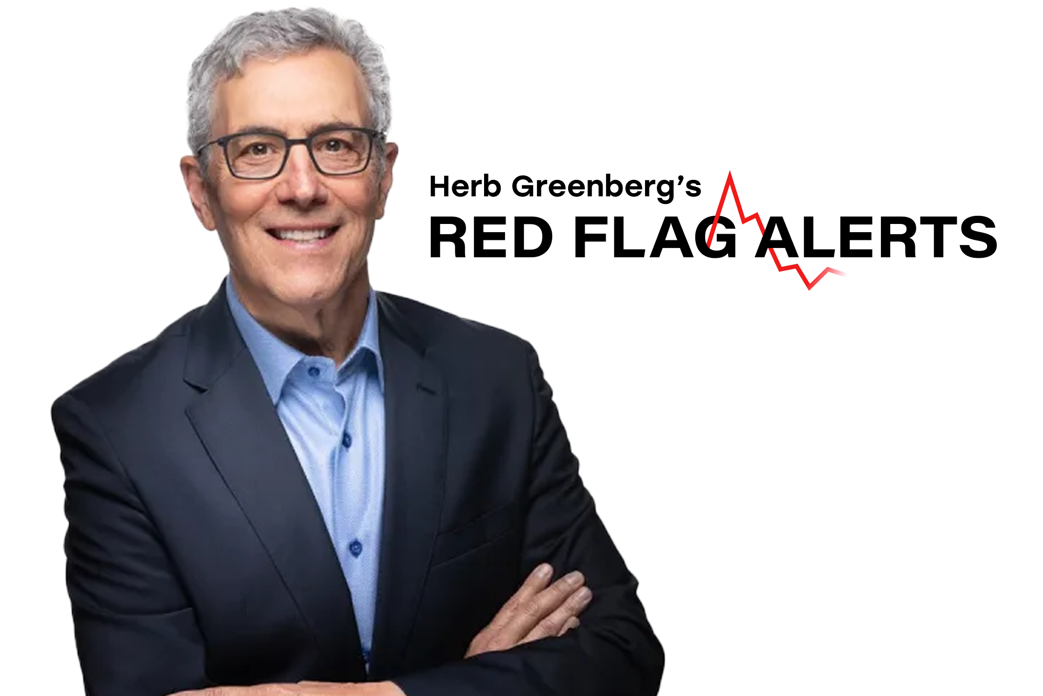 herb greenberg's red flag alerts logo and headshot