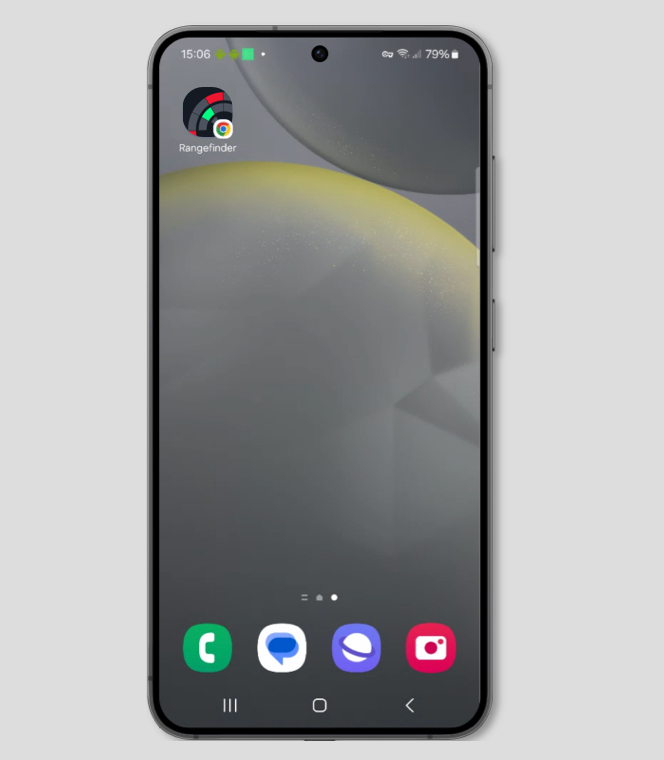 App icon on Android homescreen