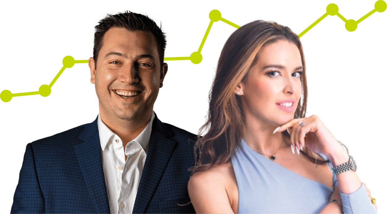 JC parets and Olivia Voznenko headshots