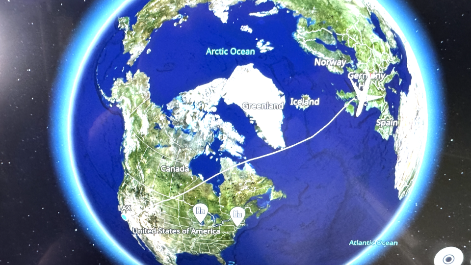 Trip map