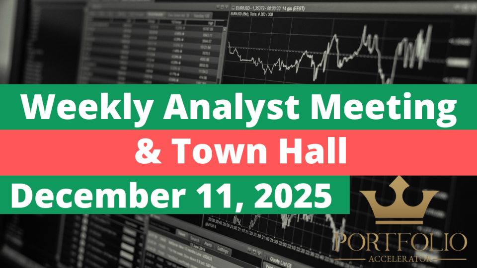 WEEKLY ANALYST MEETING 