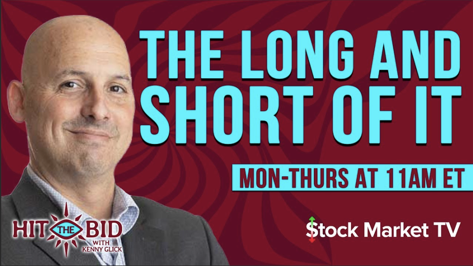 the long and short of it with kenny glick headshot and branded backrgound