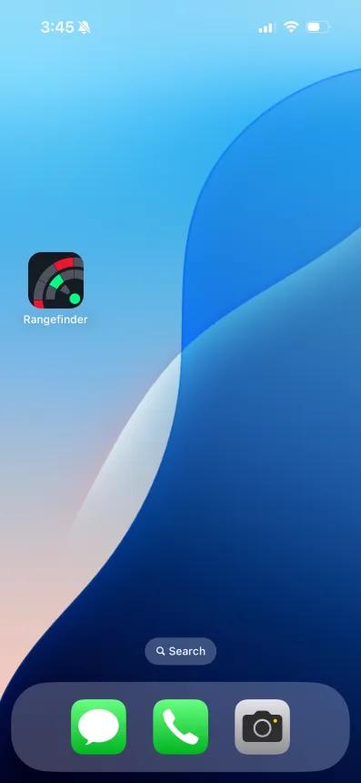 App icon on iOS homescreen