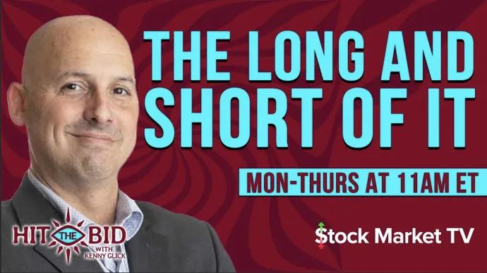 the long and short of it with kenny glick headshot and branded backrgound